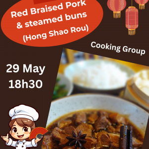 Red Braised Pork (Hong Shao Rou) & steamed buns - 29 May 18h30