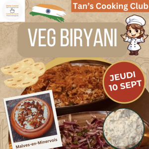 🇮🇳 Veg Biryani - 10 Sept 19h
